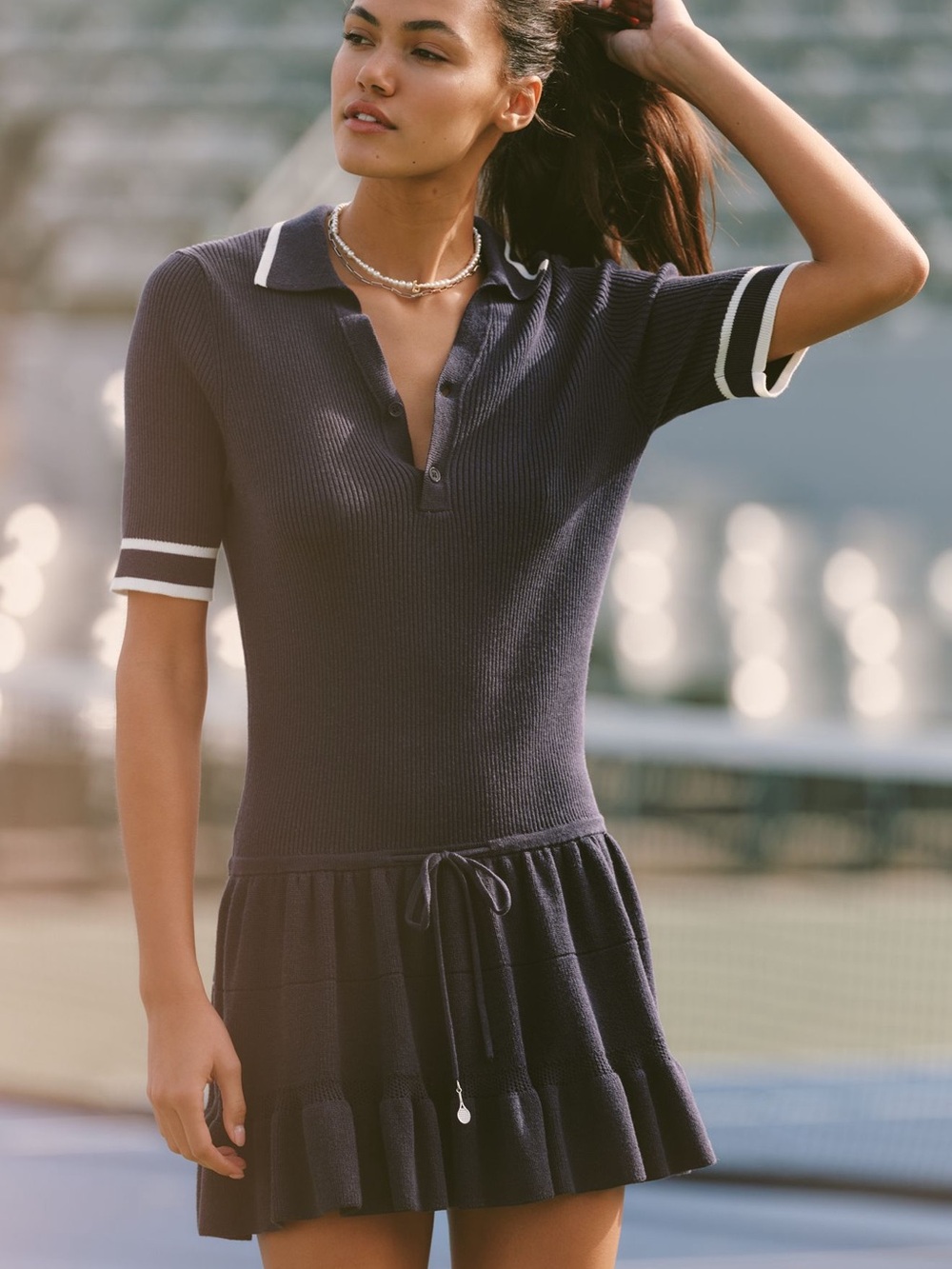 The Upside Collared Dress - M